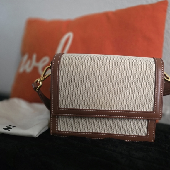 JW PEI Mini Flap Crossbody - Beige Canvas - Picture 7 of 7